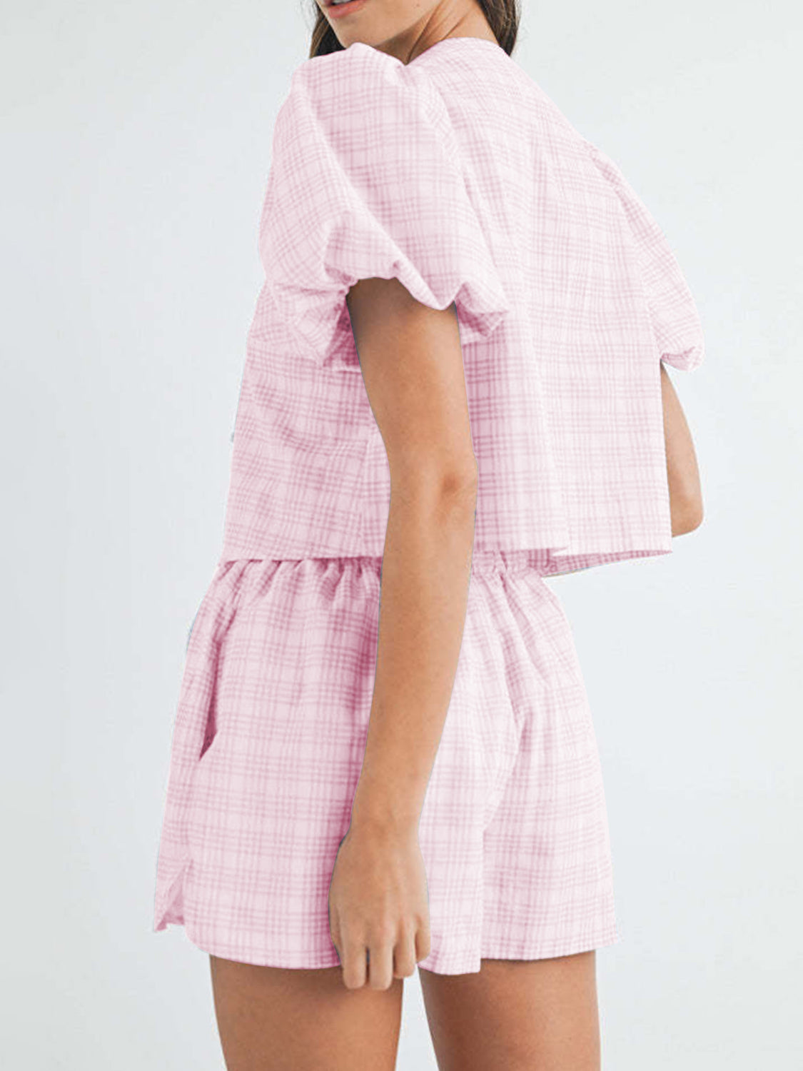 Bow Tie Top and Shorts Set