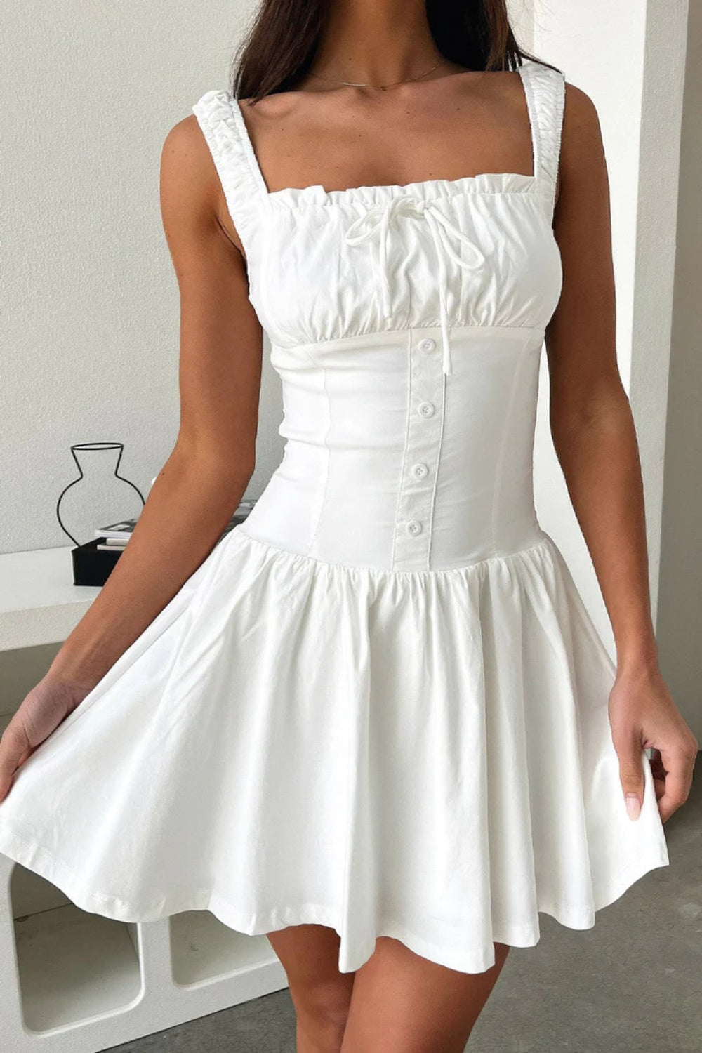 Gracie Square Neck Cami Dress