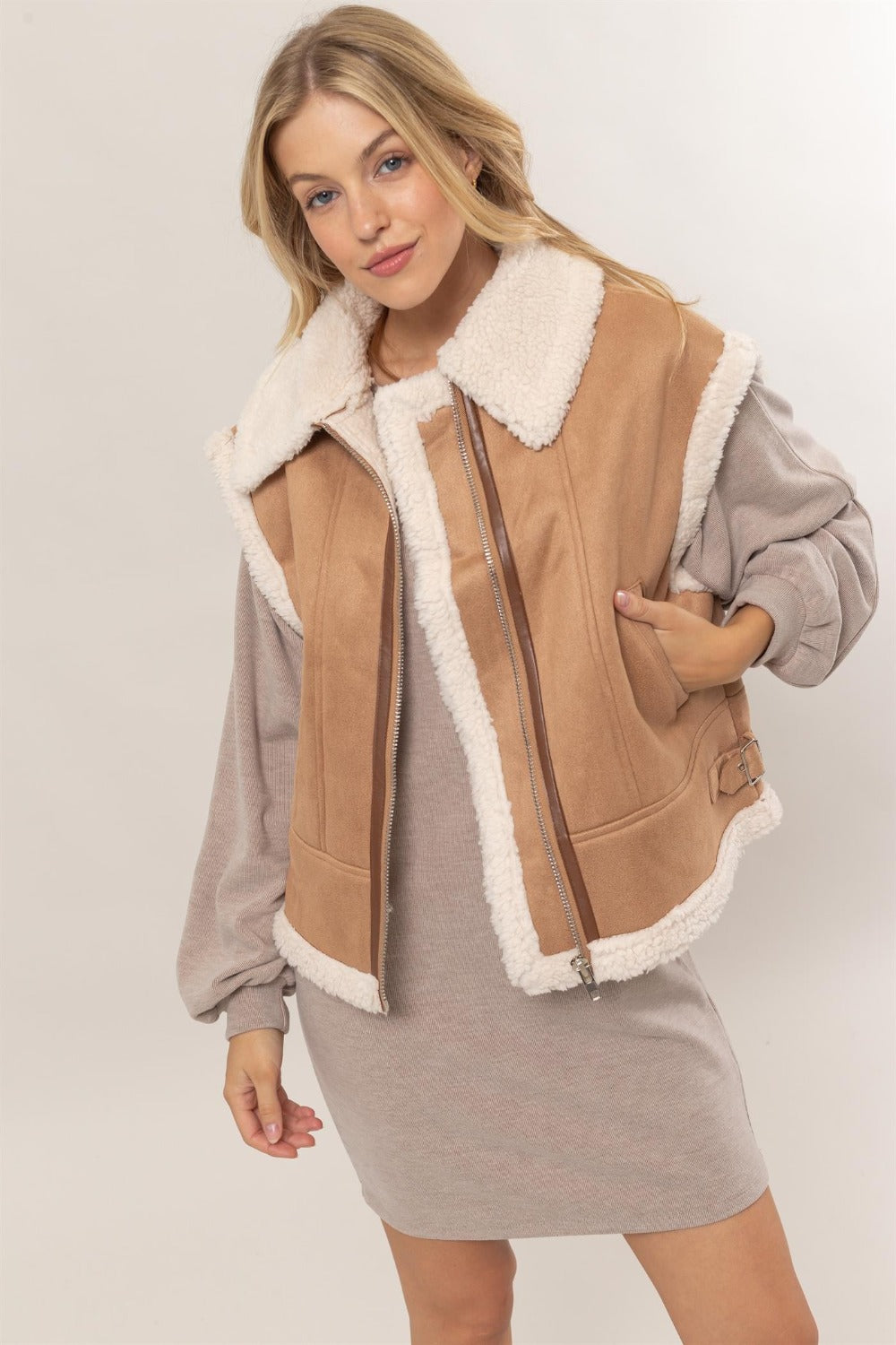 Beatrice Suede Vest
