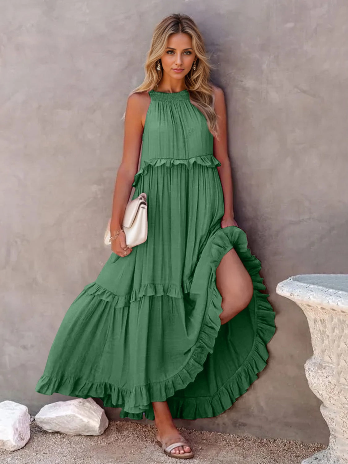 Mingo Tiered Maxi Dress