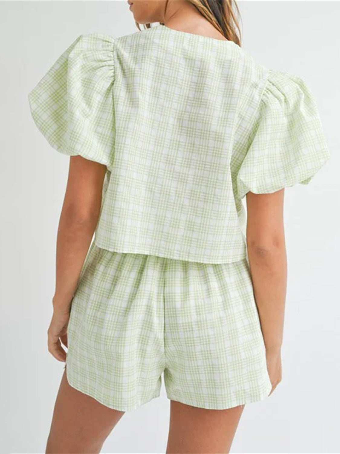 Bow Tie Top and Shorts Set