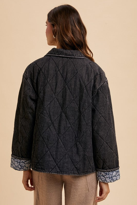 The Emily Snap Down Denim Jacket
