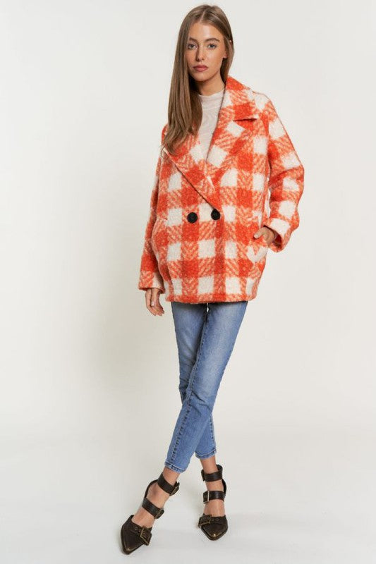 Georgie Double Breasted Coat Jacket