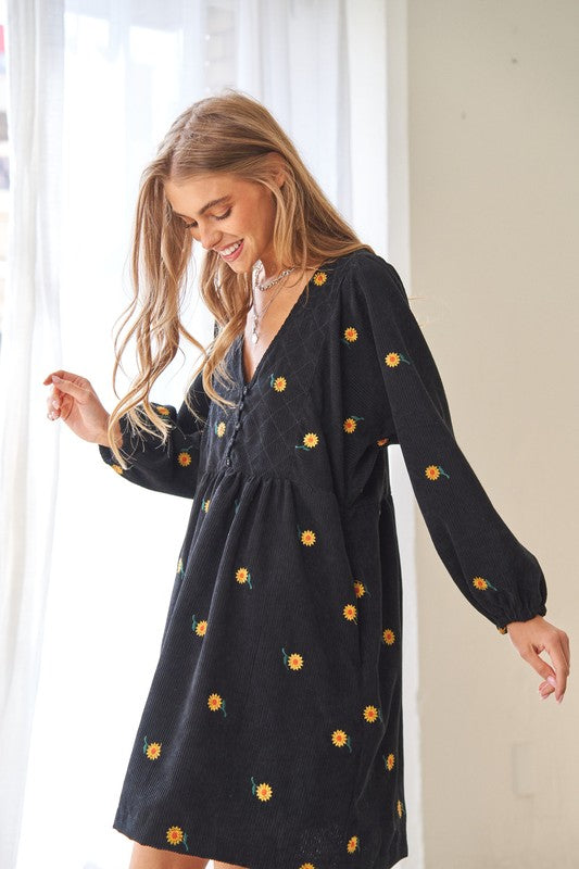 Jane Quilted Mini Dress