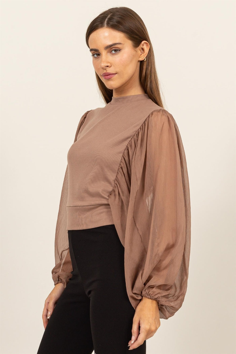 Aggie Sheer Blouse