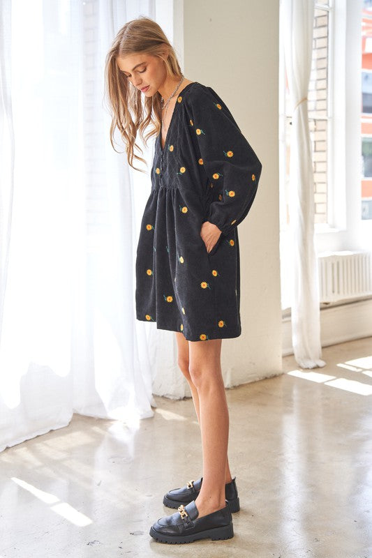Jane Quilted Mini Dress