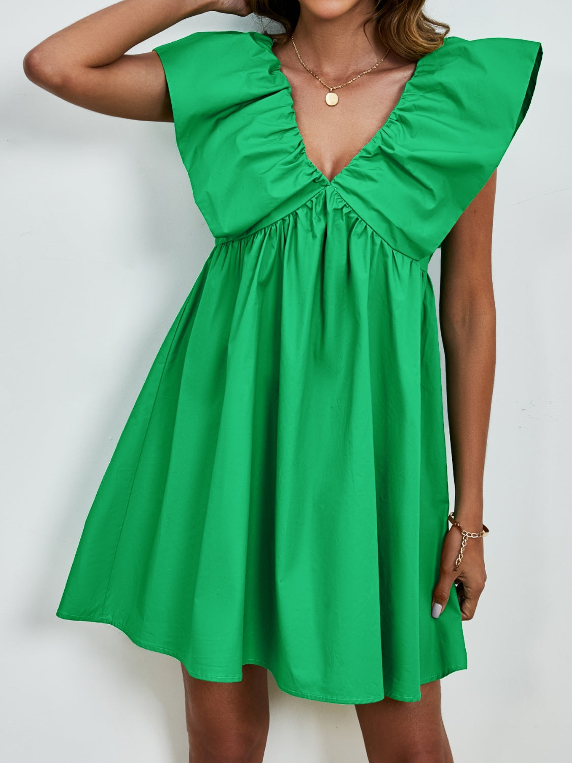 Skye Cap Sleeve Mini Dress