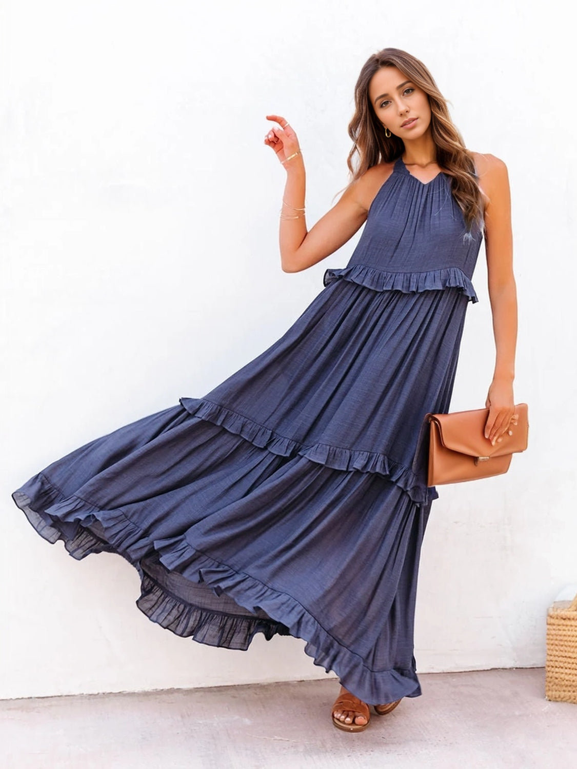 Mingo Tiered Maxi Dress
