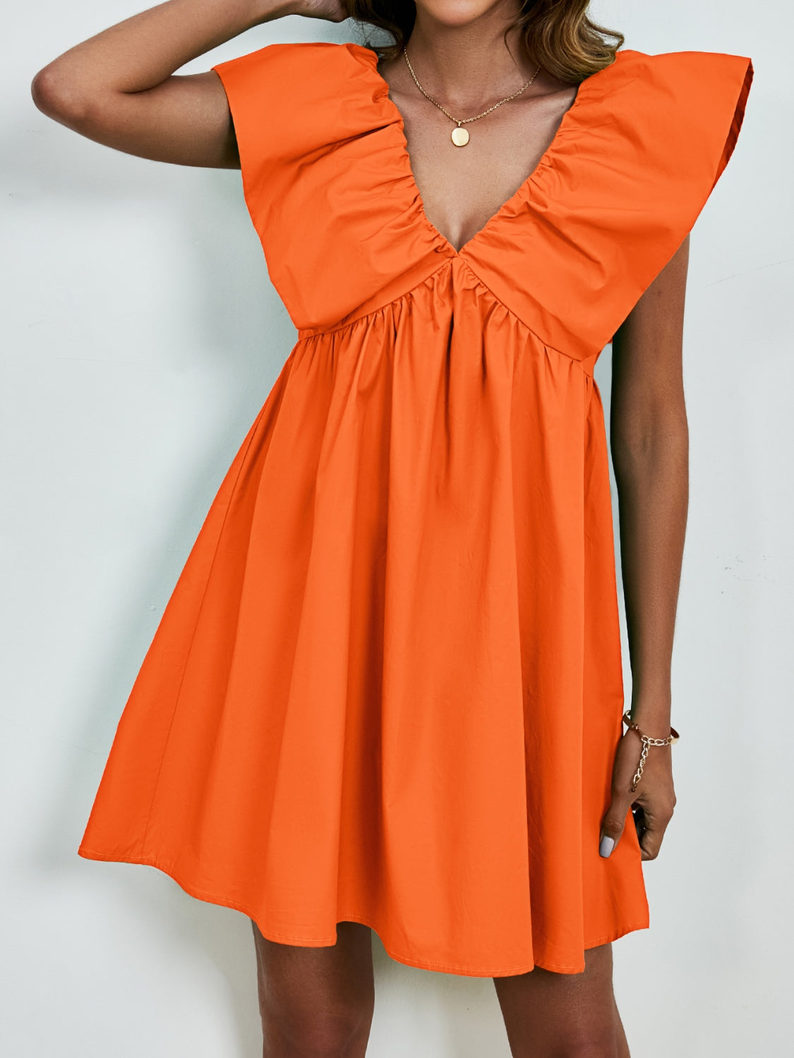 Skye Cap Sleeve Mini Dress