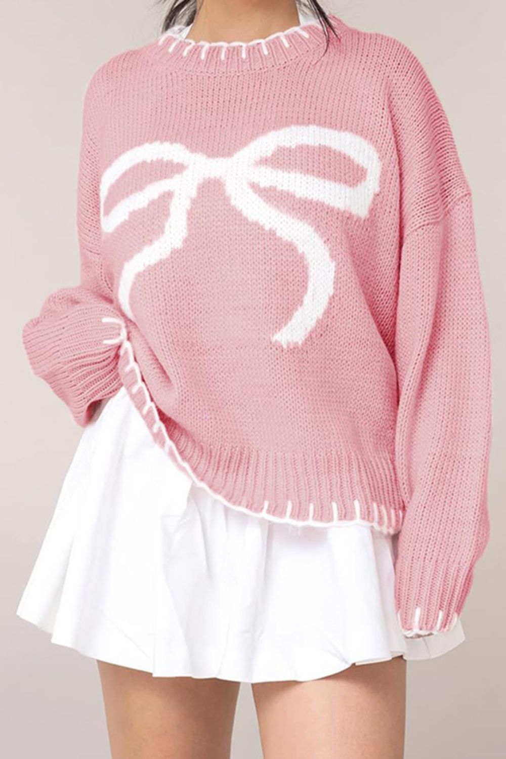 Holly Bow Sweater
