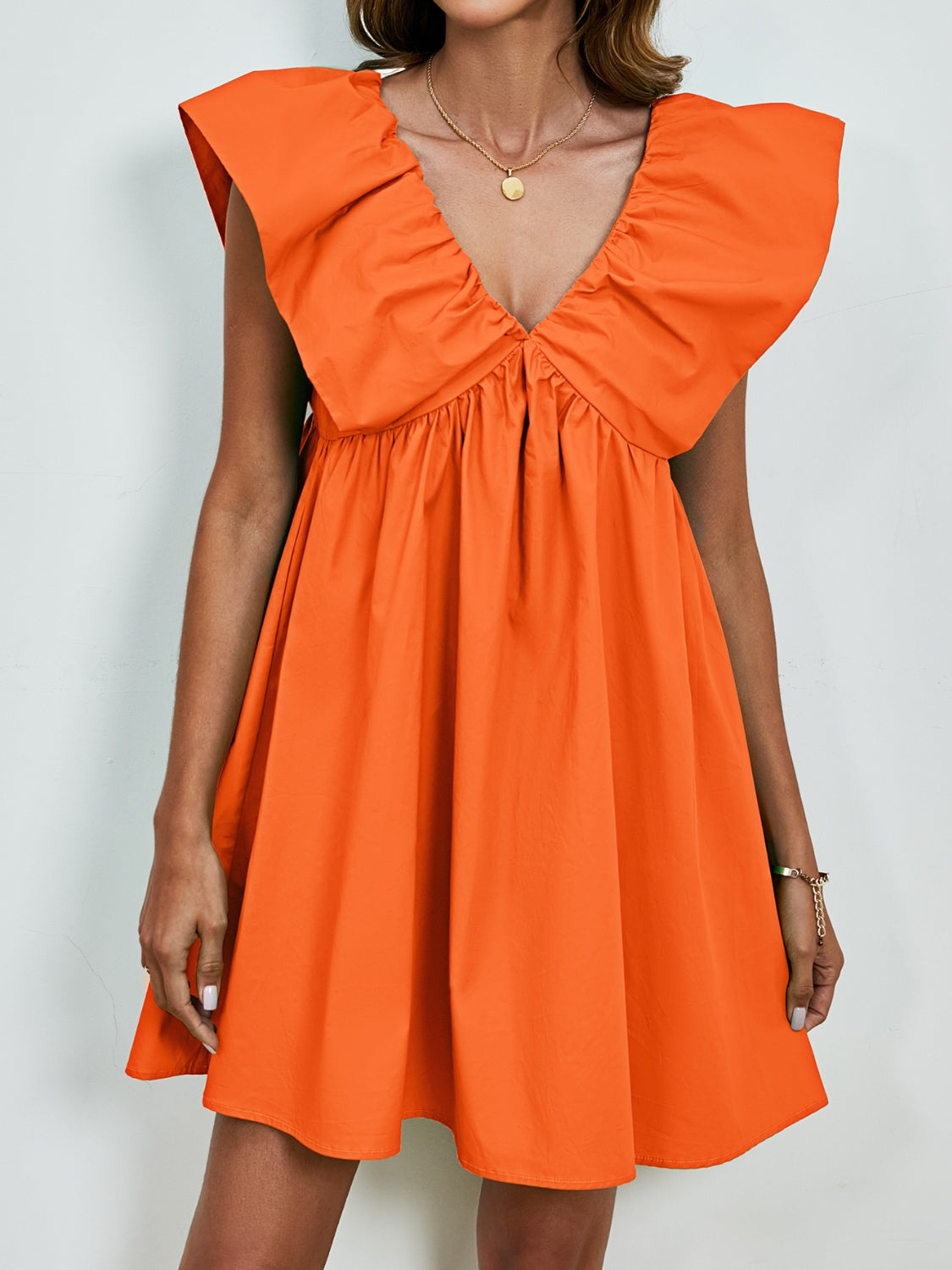 Skye Cap Sleeve Mini Dress