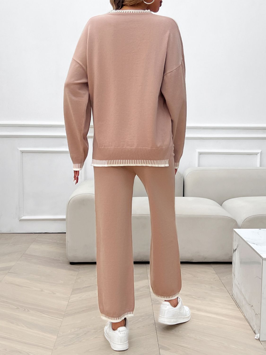 Devine Top and Pants Sweater Set