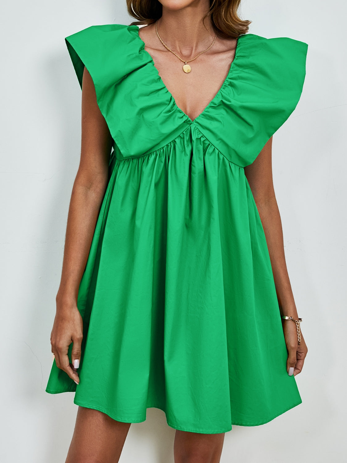 Skye Cap Sleeve Mini Dress