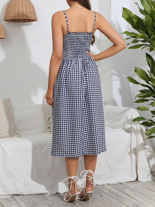 Plaid Summer Cami Dress