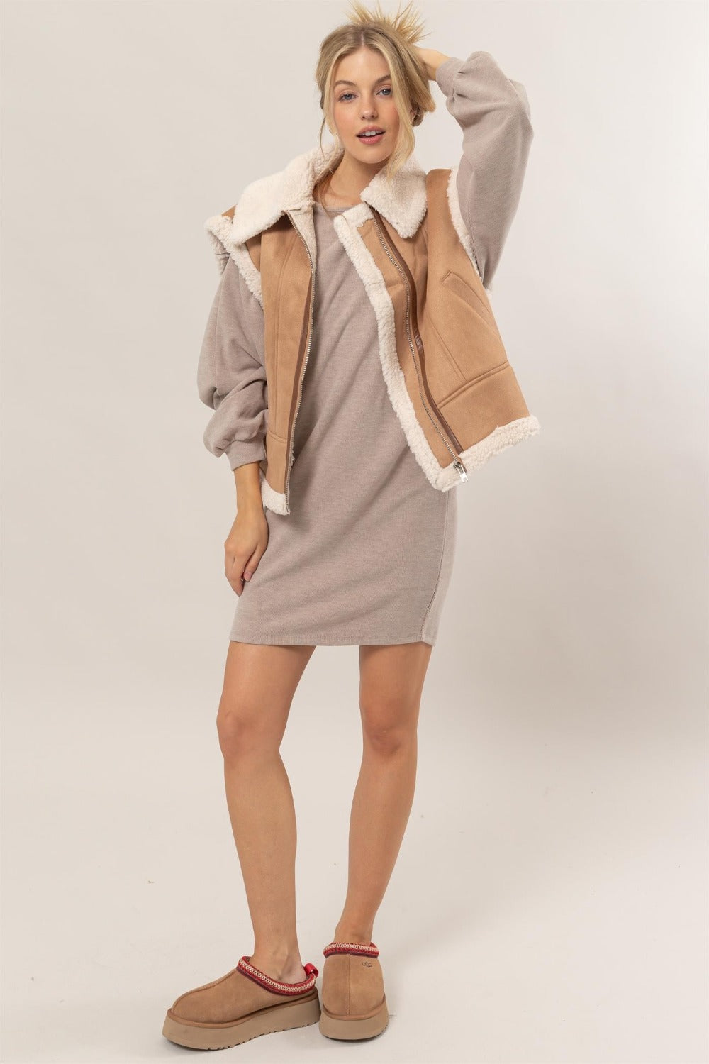 Beatrice Suede Vest