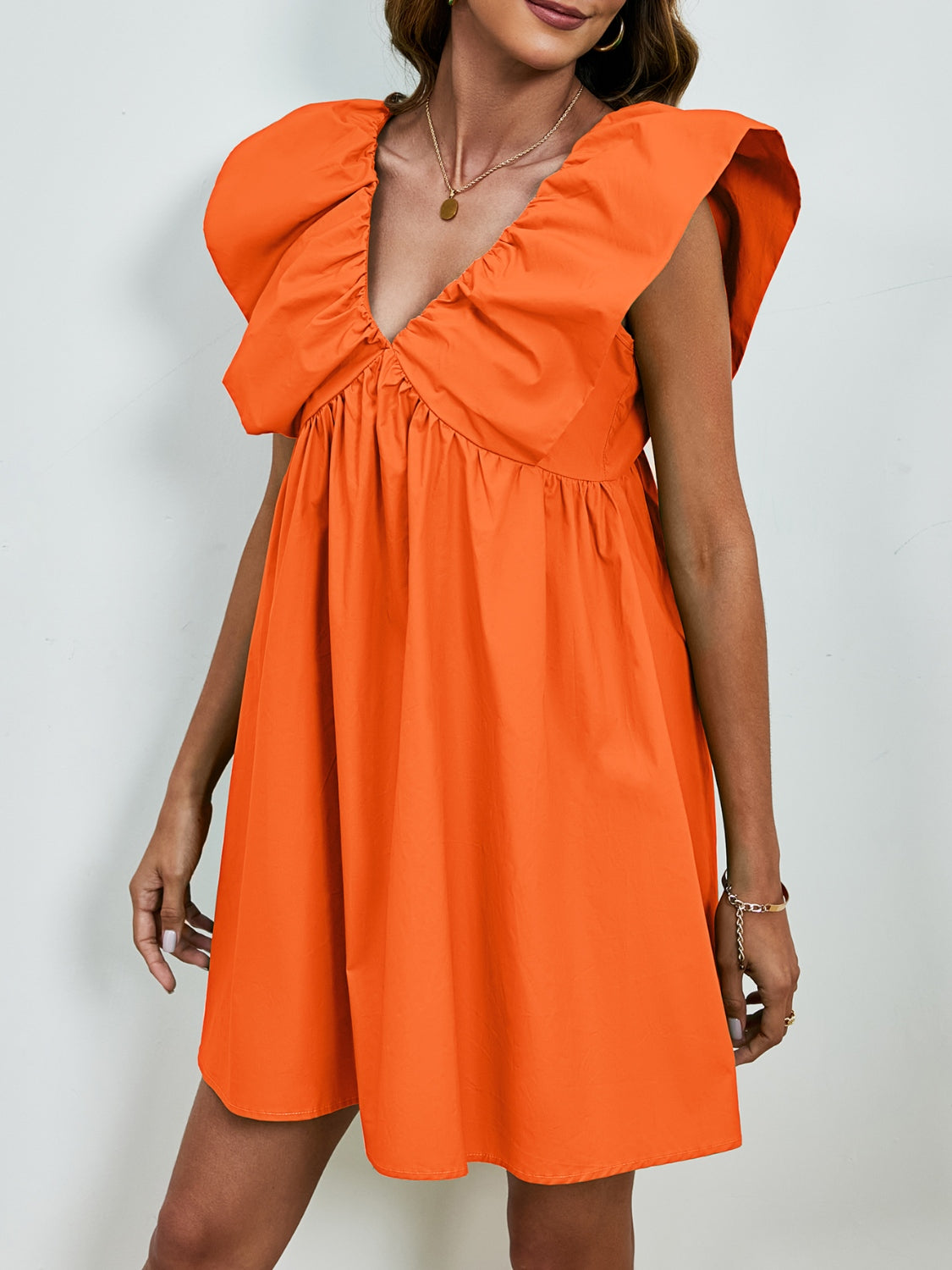 Skye Cap Sleeve Mini Dress