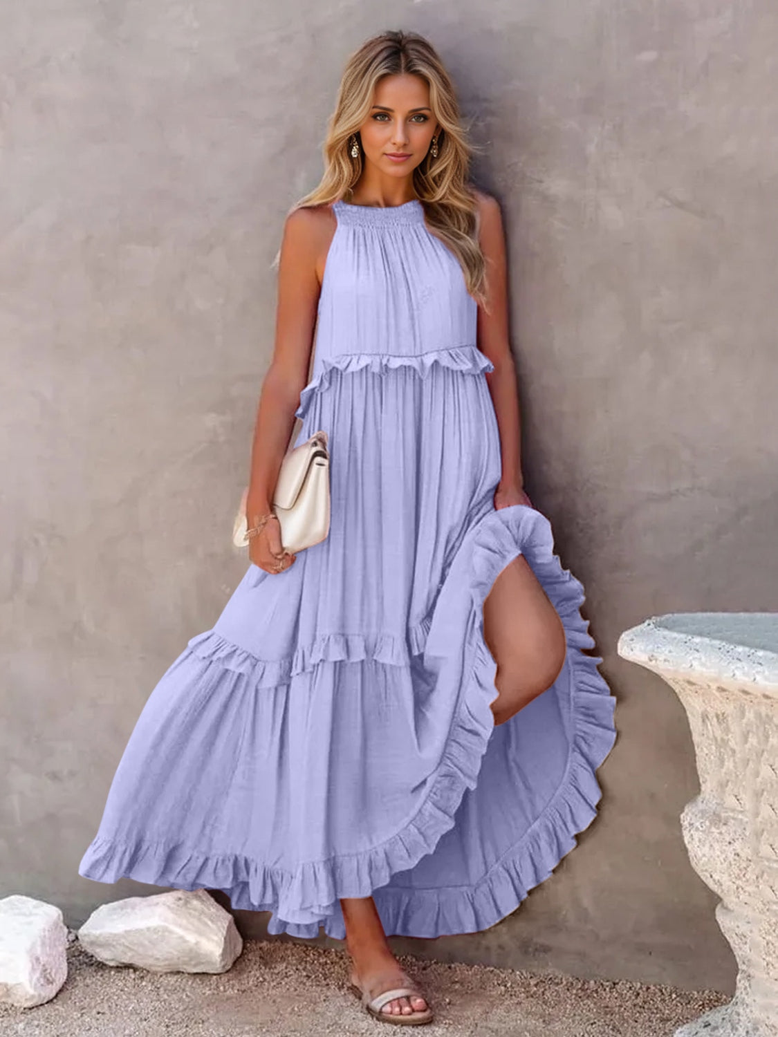 Mingo Tiered Maxi Dress