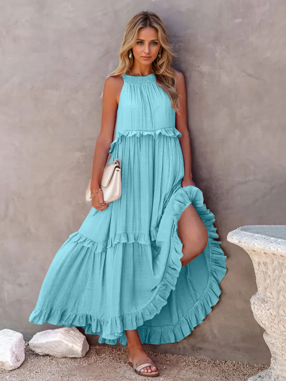 Mingo Tiered Maxi Dress