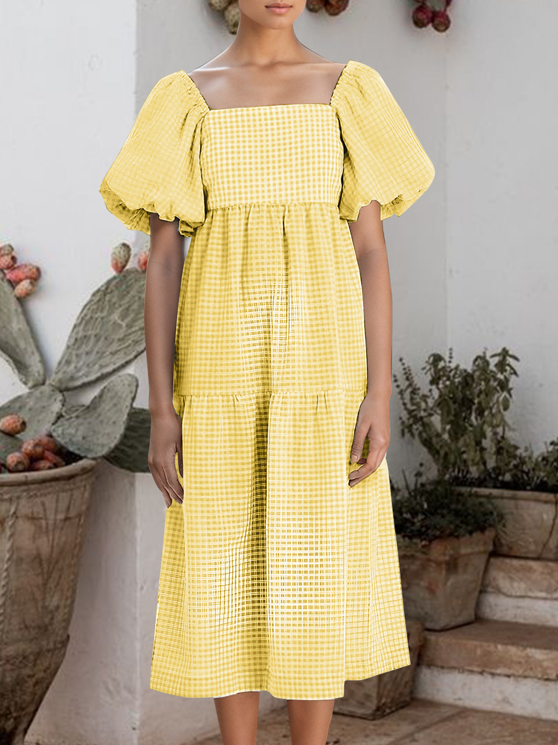 Picnic Puff Sleeve Dress – shopslc
