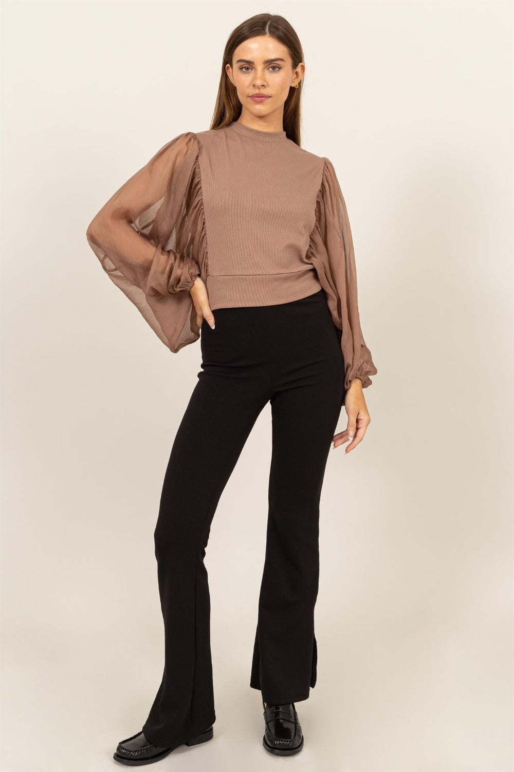 Aggie Sheer Blouse