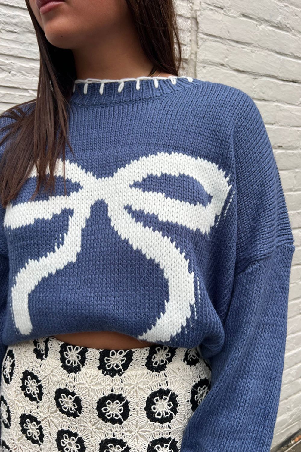 Holly Bow Sweater
