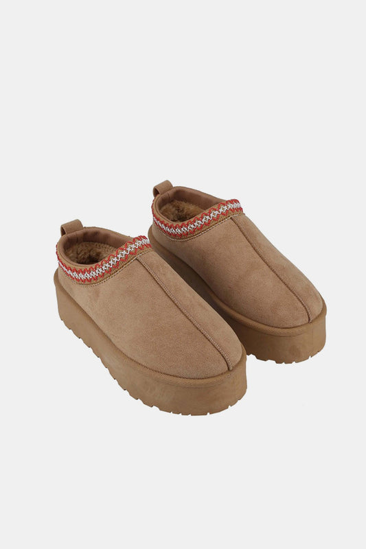 Taz Platform Slip-On Boots