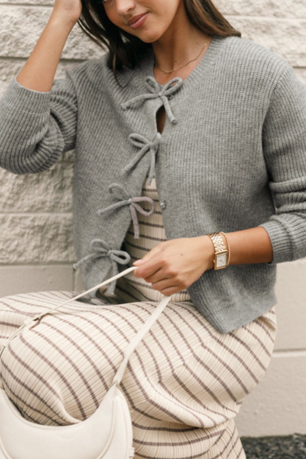 Quincy Bow Cardigan
