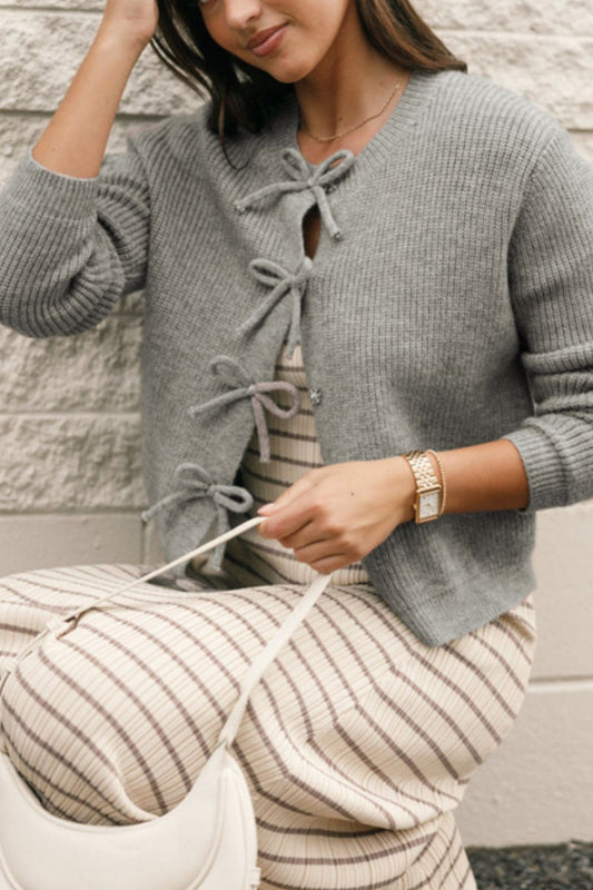 Quincy Bow Cardigan