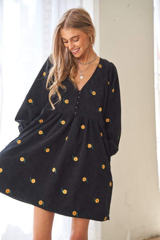 Jane Quilted Mini Dress