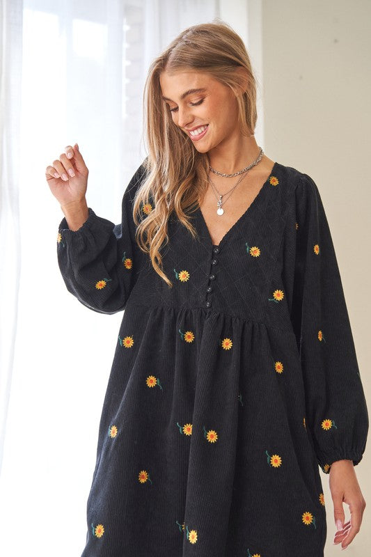 Jane Quilted Mini Dress