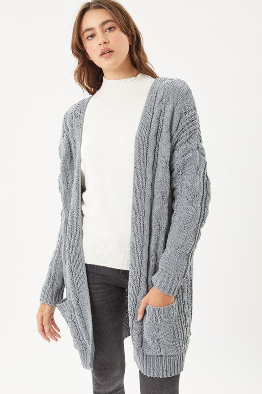 MARSH CHENILLE CARDI