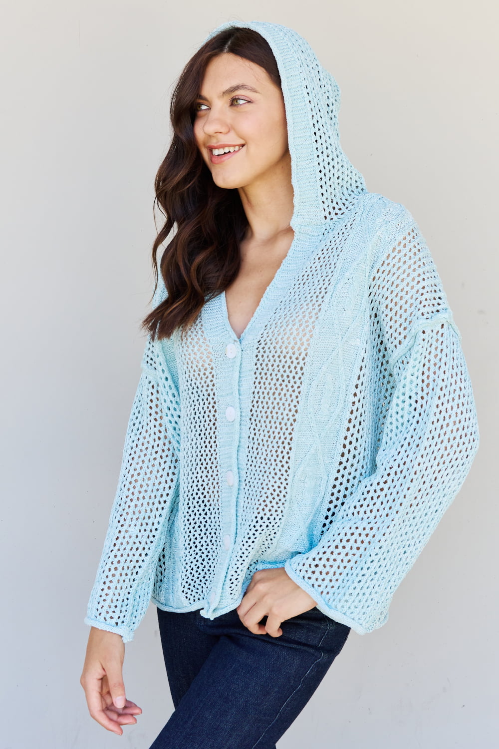 Pleasant Dreams Hooded Sweater Cardigan
