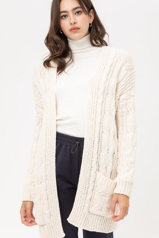 MARSH CHENILLE CARDI