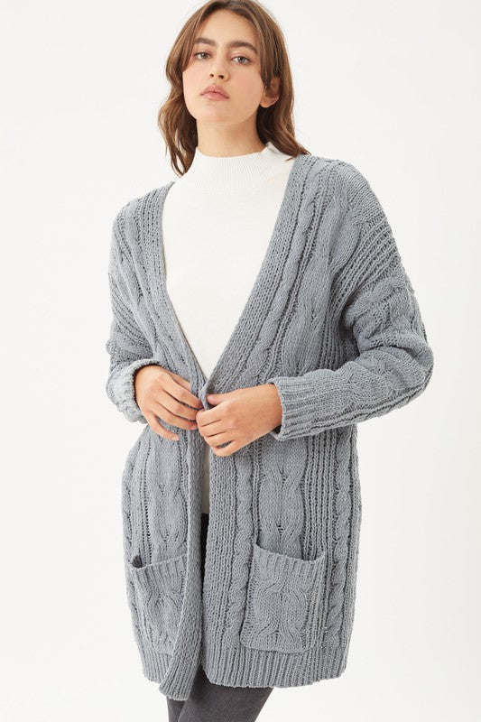 MARSH CHENILLE CARDI