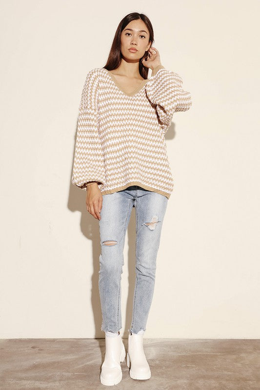 TOAST STRIPE SWEATER