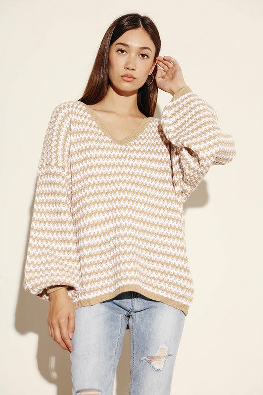 TOAST STRIPE SWEATER