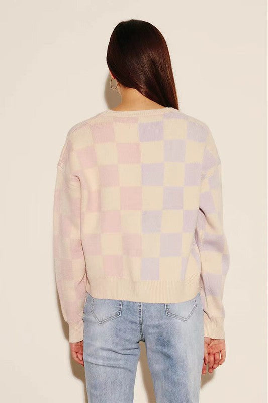 TWO TONE CARDI