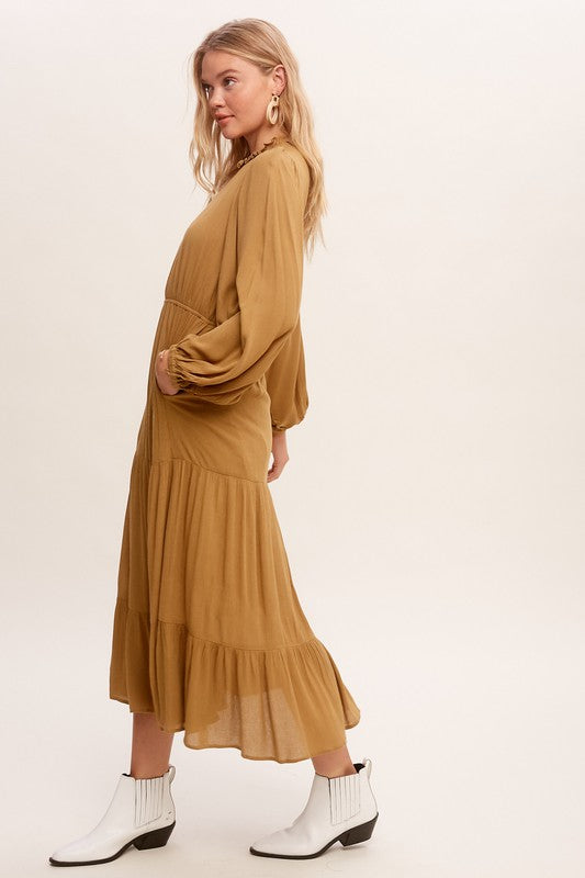 PHOEBE LONG SLEEVE DRESS