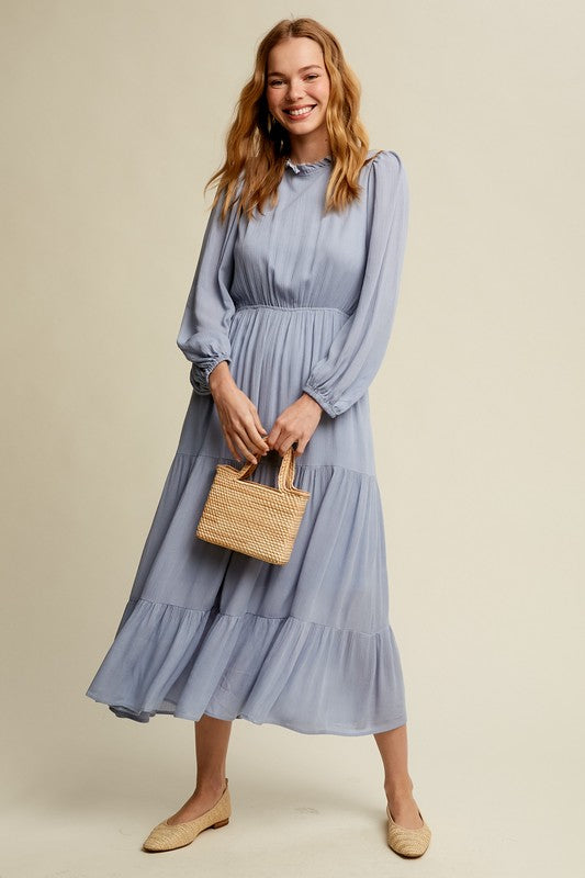 PHOEBE LONG SLEEVE DRESS