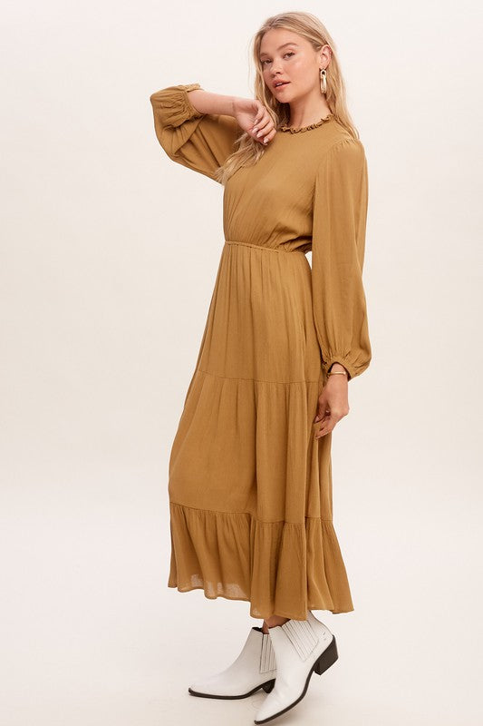 PHOEBE LONG SLEEVE DRESS
