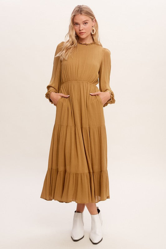 PHOEBE LONG SLEEVE DRESS