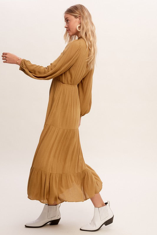 PHOEBE LONG SLEEVE DRESS