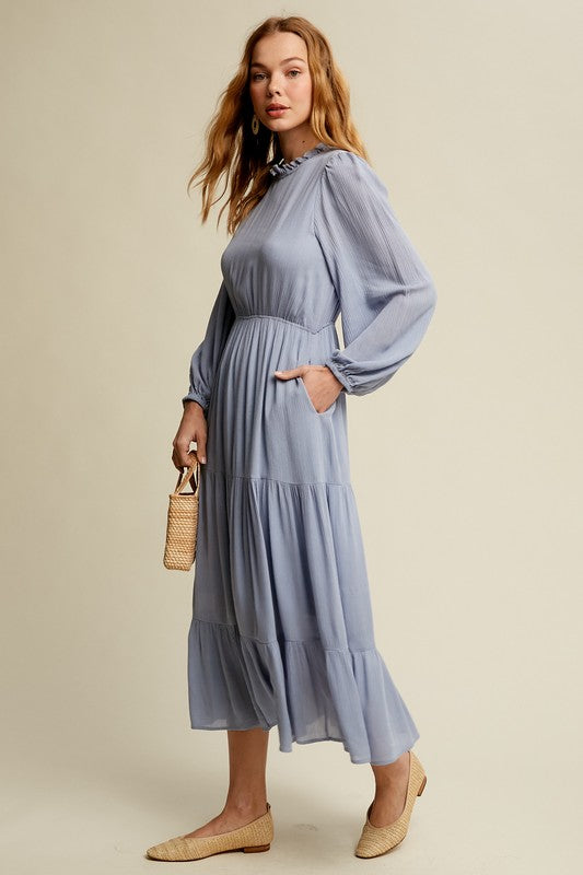 PHOEBE LONG SLEEVE DRESS