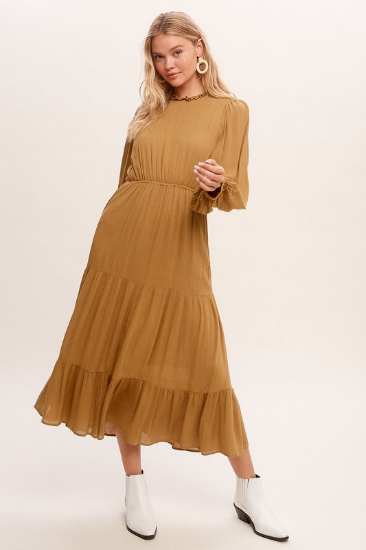 PHOEBE LONG SLEEVE DRESS
