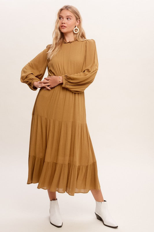 PHOEBE LONG SLEEVE DRESS