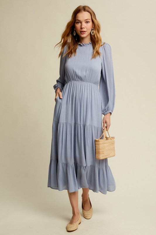 PHOEBE LONG SLEEVE DRESS