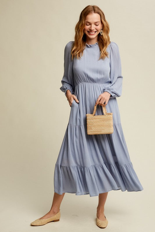 PHOEBE LONG SLEEVE DRESS
