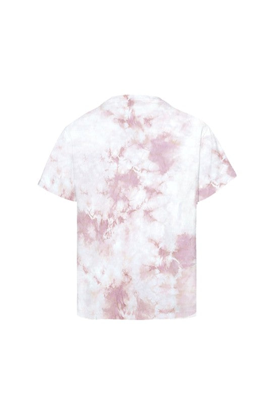 Kid's Pink Good Times Tie dye T-shirt-Unisex
