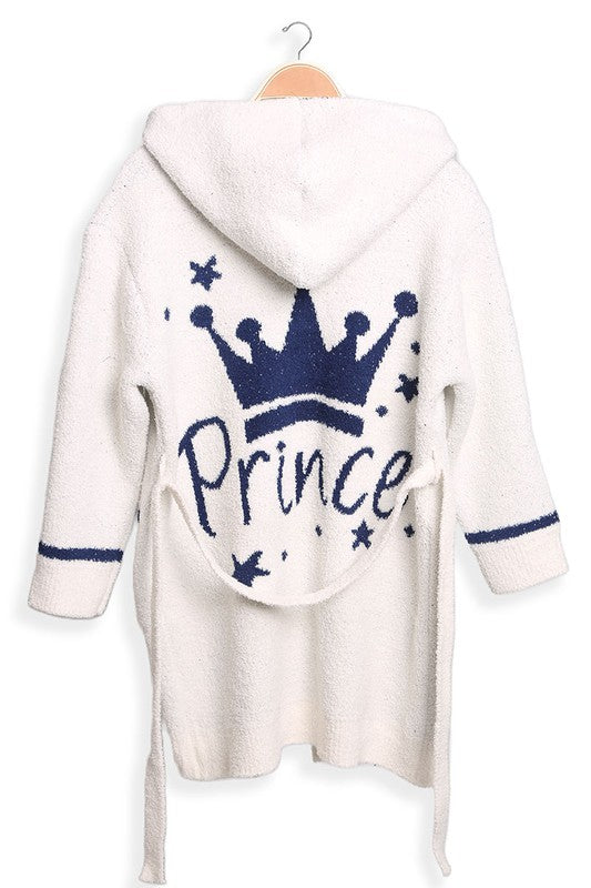 Children's Multi Print Luxury Soft Hooded Robe