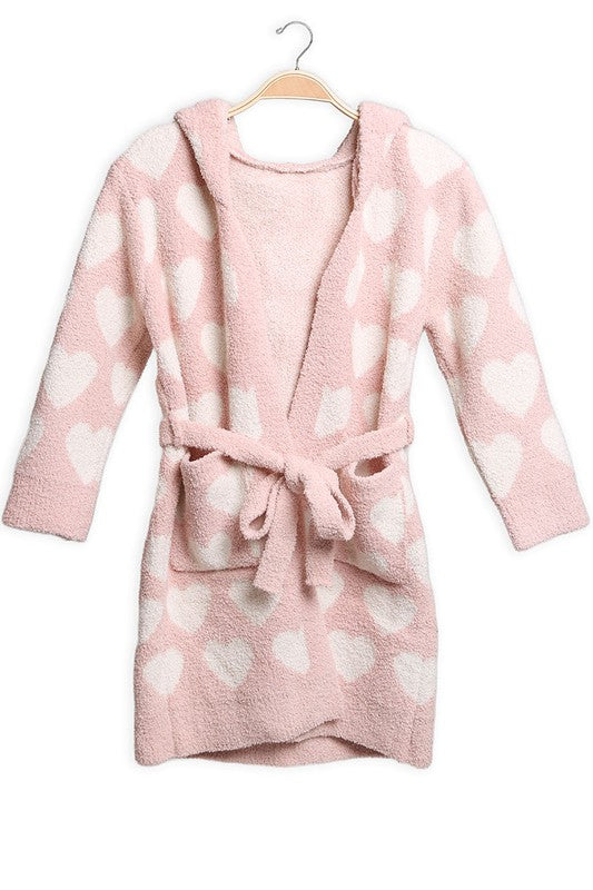 Children's Multi Print Luxury Soft Hooded Robe